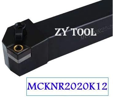 FINCOS MCKNR2020K12 75 Градуса Набор от външни Стругове инструменти 20*20 * 125 мм MCKNL2020K12 ЦПУ Струг Cnc