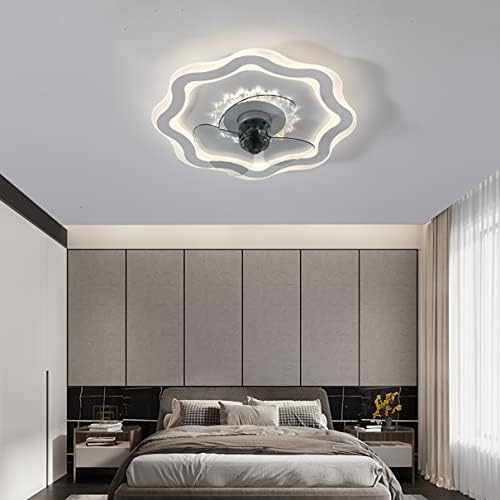 Вентилатор за спални FEHUN с Потолочным осветление в 3 Цвята, С Регулируема яркост Безшумен Дистанционно Управление