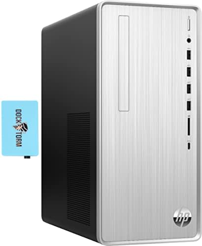 Настолен компютър HP Pavillion TP01-2234 за дома и бизнеса (8-ядрен процесор AMD Ryzen 7 5700G, 16 GB оперативна