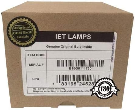 Лампи IET - Истинска оригинална замяна на лампата с корпус OEM за проектор Sony LMP-H280 (хранене на Philips)