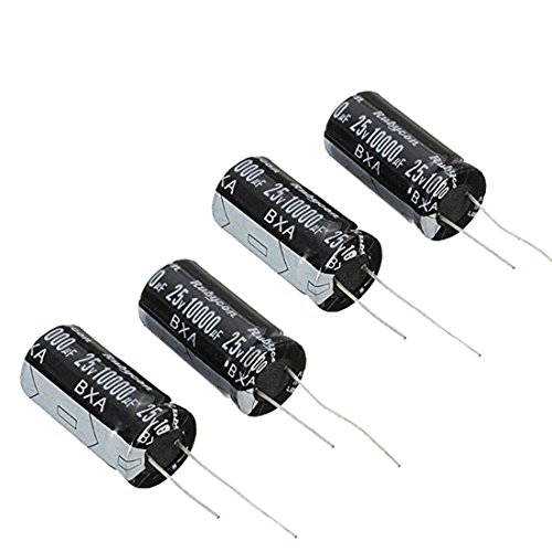 4 БР Бразда електролитни кондензатори 25V 10000UF 105C