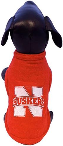 Hoody за кучета от полярния руно NCAA Nebraska Cornhuskers
