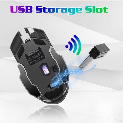 Мишка Bluetooth, Акумулаторна Безжична мишка UrbanX за няколко устройства (Трехрежимная: BT 5.0/4.0+2.4 Ghz)