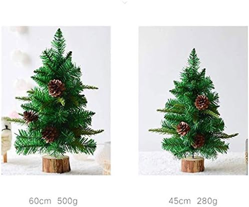 UXZDX Коледно дърво - Мини Коледно Дърво за Украса на работния плот Коледна украса (45 см, 60 см) (Размер: 45
