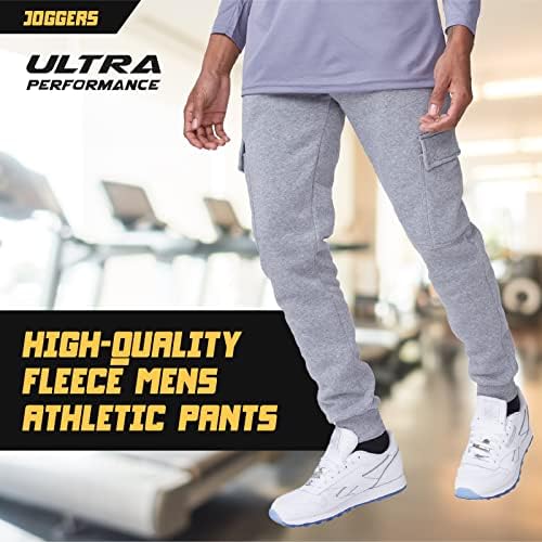 Мъжки Спортни панталони Ultra Performance 3 в опаковка, Флисовые Джоггеры-карго за мъже с джобове