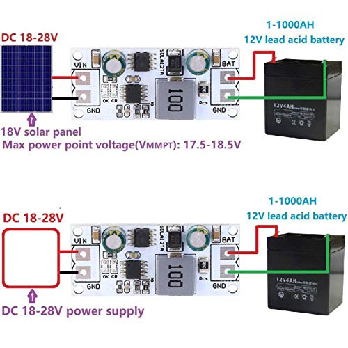 Модул слънчев контролер Fafeicy, Модул Зарядно устройство за Оловно-Киселинни батерии, за Слънчев контролер