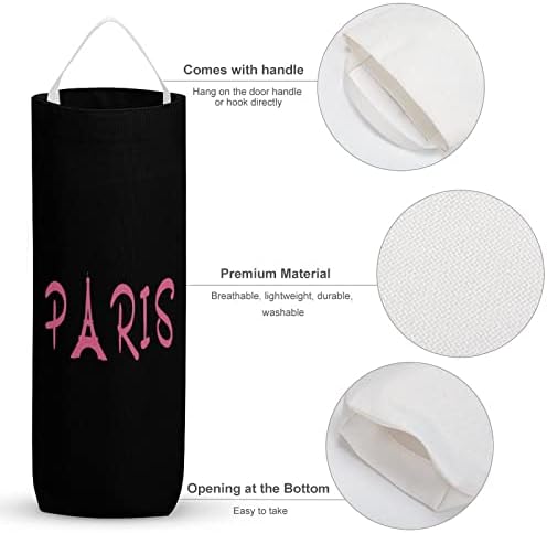Айфеловата Кула В Париж Продуктова Чанта Моющийся Органайзер Опаковки С Висящи Линия За Съхранение На Пакети