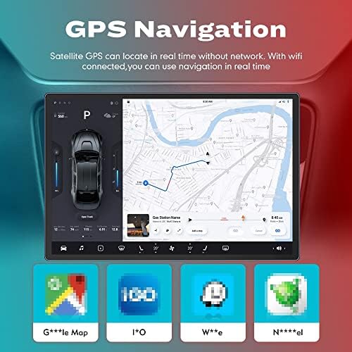 WOSTOKE 13,1 Android Радио CarPlay и Android Авторадио Автомобилната Навигация Стерео мултимедиен плейър GPS